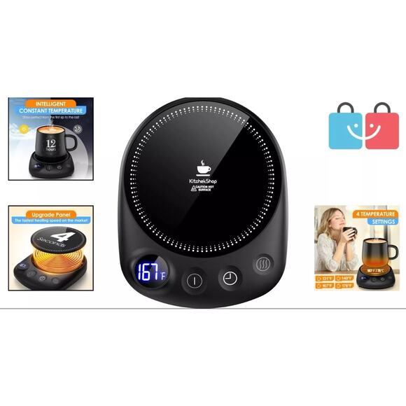 Kitchen Kitchek Shop Tea Cup Coffee Mug Warmer New In Box. - Picture 6 of 10